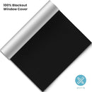100% Blackout Curtains for Bedroom, 71" x 57" Portable DIY Blackout Blinds with Hook & Loop Tabs Stick-On, Temporary Blackout Shades No Drill, Privacy Pleated Window Shades for Baby Travelers Bedroom by TinyTreasures Baby Boutique