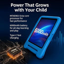 10.1" Kids Tablet Android 14 | 64GB Octa-Core 8GB RAM | Shockproof Case & Parental Control | 12H Fast Charge | HD Display w/Google Kids Space & Educational Apps | WiFi 6/Bluetooth/GPS | Ages 3-12 by TinyTreasures Baby Boutique