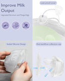 Hands Free Breast Pump K3,Portable Breastfeeding Pumps with Modes & 9 Levels,3 Fine-Tuned Rhythms,Leak-Proof & Low Noise Double Seal Flange 15-24mm by TinyTreasures Baby Boutique
