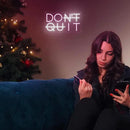 Don't Quit LED Neon Sign for Wall Decor, DO IT Neon Lights Party Decorations, USB Powered Switch Lighting Adjustable for Office, Gym, Man Cave, Gamer Room Decor by CozyNest Decor