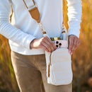 WanderFull® Original HydroBag® Collection, Water Bottle Holder w/Strap & Phone Pocket, Hands-Free Crossbody Water Bottle Bag by TinyTreasures Baby Boutique