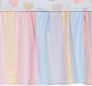 Bedtime Originals Rainbow Hearts Pink/Purple 3-Piece Baby Crib Bedding Set by TinyTreasures Baby Boutique