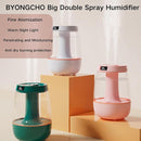 Humidifier for Bedroom, 3L Cool Mist Humidifiers with 25dB Quiet Air Humidifier with Night Light Waterless Auto Shut-Off for Home Baby Office Travel by TinyTreasures Baby Boutique