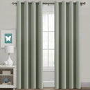 H.VERSAILTEX Bedroom Curtains Blackout Thermal Insulated Room Darkening Window Treatment Extra Long Curtains/Drapes,Triple Weave Energy Saving Grommet Panels (Set of 2,52 by 108 - Inch,Light Sage) by CozyNest Decor