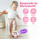 Move2Play, Hilariously Interactive Toy with Music & Sound Effects | Birthday Gift for Boy & Girl | Ball for Toddler & Baby | 6, 12, 18+ Months | 1, 2, 3+ Year Old by TinyTreasures Baby Boutique