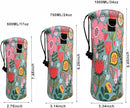 Neoprene Water Bottle Carrier Bag with Adjustable Shoulder Strap for Men Women Walking Hiking,Portable Insulated Holder Case for Stainless Steel/Glass/Plastic Bottles by TinyTreasures Baby Boutique