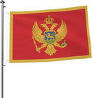 Montenegro Flag Garden Yard House 2x3 ft Flags Double Sided Print Banner Indoor Outdoor Party Home Decorations for Boat Dorm House Balcony by GreenHaven Gardens