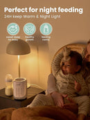 GROWNSY Nutri Bottle Warmer with Innovative Auto-Lift Feature, 10-in-1 Fast Baby Bottle Warmer with Night Light, Retain Nutrients Milk Warmer for Breastmilk&Formula by TinyTreasures Baby Boutique