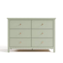 Graco Sasha 6 Drawer Dresser (Sage) – GREENGUARD Gold Certified, Wood Storage for Nursery or Kids’ Room, Safe Interlocking Drawer System & Easy Assembly with Pre-Installed Tracks by TinyTreasures Baby Boutique