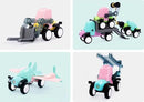 MAGMEN Mini Movers: Magnetic Blocks Building Set - Build Cars, Trucks, Planes & More! Fun & Imaginative STEM Learning Toys (79 pcs) for Kids Ages 3 by TinyTreasures Baby Boutique