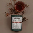 Journeyman Collection Candle, 15oz, Wooden Wick, White Oak Bourbon, Large Painted Jar by CozyNest Decor