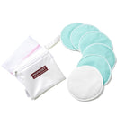 Momcozy Reusable Nursing Pads, Innovative Use of One Way Moisture-Wicking Fabric & 4 - Layer Washable Breast Pads, Super Absorbent and Large Capacity, 6 Pack + Wet and Dry Separation Bag + Wash Bag by TinyTreasures Baby Boutique