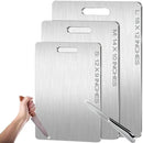 Titanium Cutting Boards for Kitchen - 100% Pure Titanium Cutting Board - Double Sided Food Grade Quality Cutting Boards - Easy to Clean and Store (18"L x 12"W) by CozyNest Decor