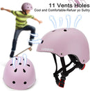 Kids Bike Helmet,Toddler Skateboard Helmets for Ages 2-3-5-8-14 Years Boys Girls，Adjustable Multi-Sport Bicycle Skateboarding Football Roller Skating Scooter Rollerblade Balance Bike Helmet by TinyTreasures Baby Boutique