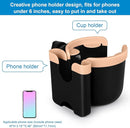 Accmor Stroller Cup Holder with Phone Holder, Bike Cup Holder, Universal Cup Holder for Uppababy Nuna Doona Strollers, 2-in-1 Cup Phone Holder for Stroller, Bike, Wheelchair, Walker, Scooter by TinyTreasures Baby Boutique