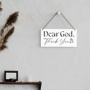SENJIAN Christian Home Decor Christian Wall Art Rustic Bible Verse Sign Scripture Printed Wood Sign Wall Art Religious Sign for Home Office Bathroom Bedroom by CozyNest Decor