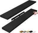 Sorbus Floating Shelves for Wall - 48 Inch Long Bathroom Shelves, Wall Decor for Bedroom, Kitchen, Living Room & Book Storage - Mounted Floating Shelf with Invisible Brackets (Black, 2 Pack) by CozyNest Decor