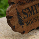 Personalized Cabin Sign - Rustic Wood Welcome Sign for Outdoor & Home Wall Decor - Customizable Farmhouse Decor, Backyard Sign & 3D Carving Wood Sign.3D carved decorative wooden plaques. by CozyNest Decor