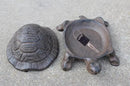 Garden Decoration Turtle Cast Iron Key Hider Stone Diversion Safe Key Outside Hider Hide-A-Key Holder Safely Hiding Your Spare Keys for Outdoor Garden or Yard, Geocaching by GreenHaven Gardens