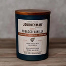 Journeyman Collection Candle, 15oz, Wooden Wick, Tobacco Vanilla, Large Painted Jar by CozyNest Decor