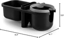 Accmor Stroller Cup Holder with Tray, Universal Cup Holder, Bike Bottle Holder, 360° Rotatable Large Caliber Drinks Holder for Stroller, Bike, Wheelchair, Walker by TinyTreasures Baby Boutique
