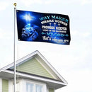 American Flag-Jesus Christ Grommet Flag Way Maker Miracle Worker DDH1349GF, 3x5 ft., No Flag Pole Rings-USA Heavy Duty Flags Canvas Cotton-Durable Indoor Outdoor Flag by GreenHaven Gardens