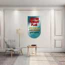 Customizable Games Funny Family Personalized Swallowtail flag Garden house banner Decor Double Stitched Polyester with Brass Grommets (Oval, 30x50in) by GreenHaven Gardens
