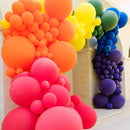 130pcs Orange Balloons Different Sizes 18" 12" 10" 5" Orange Matte Latex Balloons for Boys Girls Birthday Baby Shower Gender Reveal Wedding Gender Reveal Autumn Party Decorations by CozyNest Decor