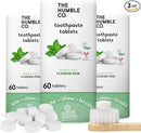 The Humble Co. Mint Toothpaste Tablets Fluoride-Free, 3pk - Anticavity, Fluoride Free Toothpaste Dental Tablets with Natural Ingredients, Dentist Developed Formula (Mint, 3 Pk) by CozyNest Decor