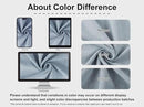 Vision Home Blue Gray Pinch Pleated Full Blackout Curtains Linen Blended Room Darkening Window Curtains 95 inch for Living Room Bedroom Thermal Insulated Pinch Pleat Drapes with Hooks 40" Wx95 Lx2 by CozyNest Decor
