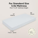 KeaBabies 2-Pack Organic Crib Sheets for Boys, Girls - 52x28 Fitted Crib Mattress Sheet Neutral, Breathable Jersey Cotton Cover for Baby Bed, Toddler Mattress, Soft & Cute Prints (Hazy) by TinyTreasures Baby Boutique