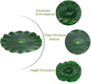 Superdream Artificial Realistic Lily Pads Floating Scenery Lotus Pods for Pool Decoration Aquarium Fish Pond Water Decorative (15 Pack) by GreenHaven Gardens