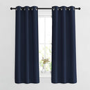 NICETOWN Navy Blue Blackout Curtains & Drapes - Window Treatment Energy Saving Thermal Insulated Room Darkening Solid Grommet Panels for Living Room (1 Pair, W37 x L63) by TinyTreasures Baby Boutique