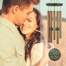 ASTARIN Personalized 20th 50th Anniversary Wind Chime, Happy Anniversary Wedding Valentine's Day Gift for Wife Husband Men Women Sister, Golden Keepsake Decorations for Parents Couples by CozyNest Decor