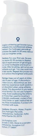 Auraglow Whitening Toothpaste Booster, Add to Toothpaste to Whiten, 9% Hydrogen Peroxide Teeth Whitening Gel Toothpaste, 350+ Whitening Treatments, 6-Month Supply, 2.6oz by CozyNest Decor