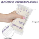 600 Count Breastmilk Storage Bags 7oz Breast Milk Bags for Breastfeeding Self Standing Breastmilk Storing No Leak Double Seal Freezer Storage for Refrigeration and Freezing(Purple) by TinyTreasures Baby Boutique