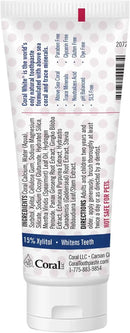 Coral White Kids Bubble Berry Fluoride Free Toothpaste - 4 Ounces (1 Pack) by CozyNest Decor