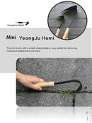 Original Hand Hoe with Hanging Loop & Mini Homi Made by Korean Master Blacksmith Seok NOH-KI (Standard Plus Mini) by GreenHaven Gardens