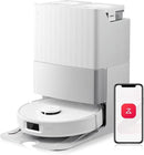 Roborock Qrevo Edge S5A Robot Vacuum and Mop, 17,000Pa, Zero-Tangling, DuoDivide Main Brush, FlexiArm Side Brush, Hot Water Mop Washing & Self-Cleaning, Warm Air Drying, Self-Emptying, White by CozyNest Decor