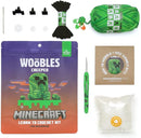 The Woobles Minecraft Crochet Kit – Beginner Crochet Kit for Adults & Kids, Easy Knitting Kit with Woobles Yarn, DIY Crafts, Crochet Animals, Minecraft Toys, Gift for Gamers & Crafters (Creeper) by TinyTreasures Baby Boutique