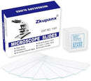 Blank Glass Microscope Slides and Covers - Ground Edges & 45° Clipped Corners, High-Clarity, Pre-Cleaned, 50 Slides & 100 Coverslips, Microscope Accessories for Experiments & Analyses by TinyTreasures Baby Boutique