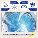 Washing Machine Cleaner Tablets - 24 Pack (12 Month Supply) | HE Compatible for Top & Front Load Washers | Pet-Safe Formula Eliminates Odors, Lint & Detergent Buildup by CozyNest Decor