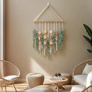 Artificial Eucalyptus Wall Decor Fake Greenery Leaves Stems Home Decor Wall Hanging Plants Boho Rustic Farmhouse Decor for Bedroom Kitchen Dining Room Livingroom Bathroom Livingroom (Small) by CozyNest Decor