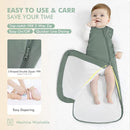 HAPIU Unisex Rayon Made from Bamboo Baby Sleep Sack TOG 1.0, 2-Way Zipper YKK, Wearable Blanket Baby by TinyTreasures Baby Boutique