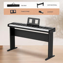 Aodsk 88 Key keyboard piano, Portable Digital Piano with Wooden stand Set for Beginners,128 Tone,128 Rhythm, 20 Demo Song, with Sustain Pedal, Carrying Case, Complimentary Online Piano Lessons by TinyTreasures Baby Boutique