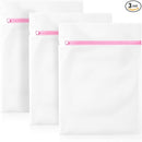 3Pcs Mesh Laundry Bags for Delicates, 16 x 12 Inch Durable Wash Bags with Zipper, Reusable Laundry Bags for Lingerie, Underwear, Socks, and Small Garments by TinyTreasures Baby Boutique