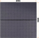 Ultrawall 2 Pcs Metal Pegboard Wall Panels, Peg Boards for Garage Tool Storage by GreenHaven Gardens