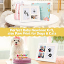 BEBOAN Inkless Hand and Footprint Kit, Baby Footprint Kit, Baby Keepsake Frames and Letter DIY Sticker, Personalized Baby Gifts, Dog Paw Print Kit, Pet Paw Print Impression Kit by TinyTreasures Baby Boutique