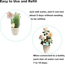 4-Pack Terracotta Self-Watering Spikes,Self Watering Planter Insert,Plant Watering Spikes,Plant Watering Globes,Automatic Slow Release Irrigation for Indoor and Outdoor Plants by GreenHaven Gardens