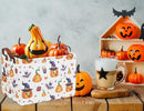 HIYAGON Rectangular Halloween Basket Trick or Treat Basket for Kids Boys and Girls Pumpkin Candy Box for Halloween Parties Cute Storage Bin Organizer Box Room Decor(Pumpkin) by TinyTreasures Baby Boutique
